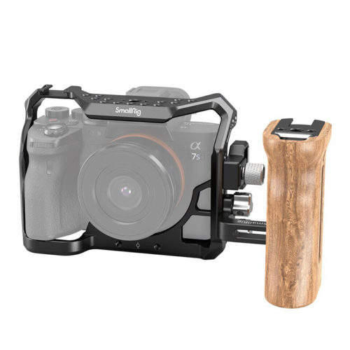 SmallRig Sony A7S III/A7S3カメラ専用ケージキット 木製サイド ...